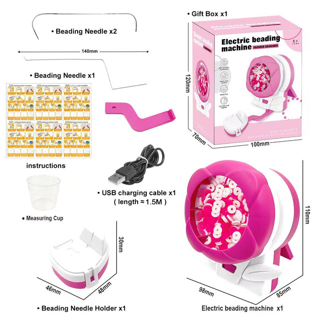 Pink Automatic Bead Loader