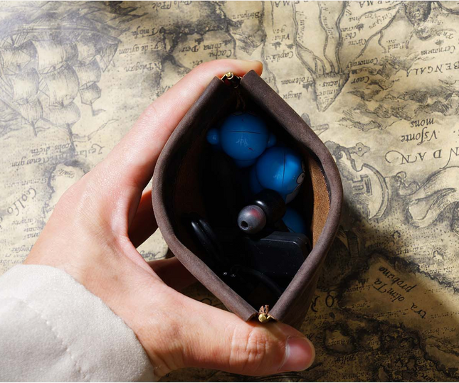 Coffee Genuine Leather Coin Purse – product detail