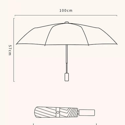 Panda Back Cute Cartoon Umbrella - Sun/Rain Umbrella