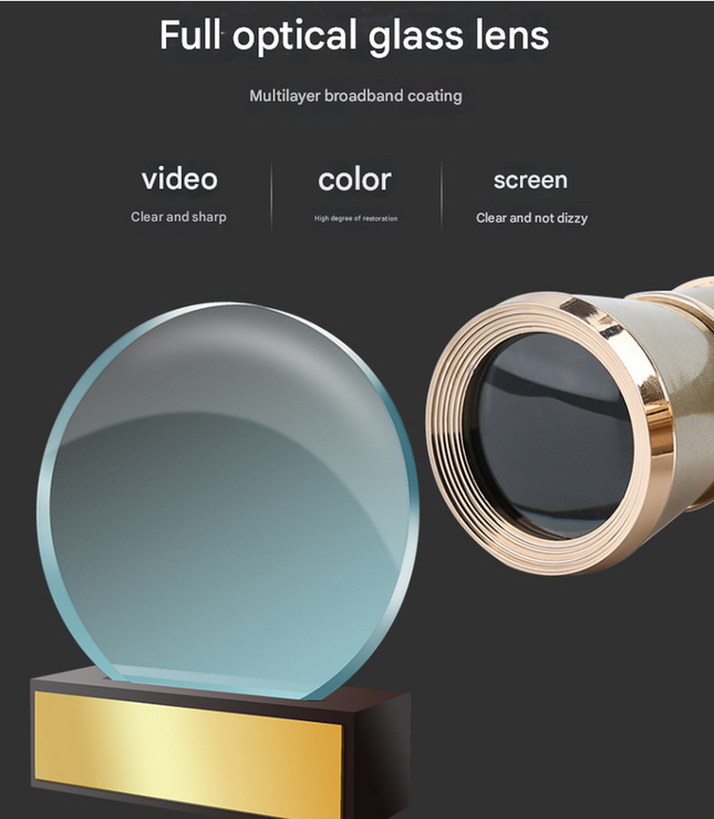 Champagne Gold Elegant Theatre Binoculars – product detail