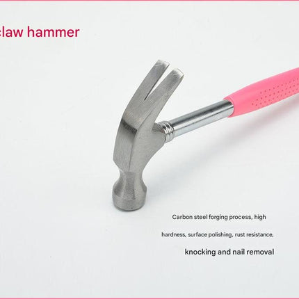 39-Piece Home Tool Kit - Pink Carbon Steel Hardware Set
