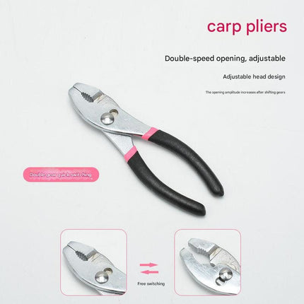 39-Piece Home Tool Kit - Pink Carbon Steel Hardware Set