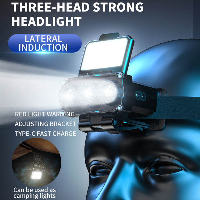 Green Rechargeable LED Headlight – product detail