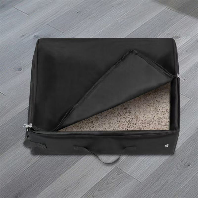 Black Portable Foldable Cat Litter Box – product detail