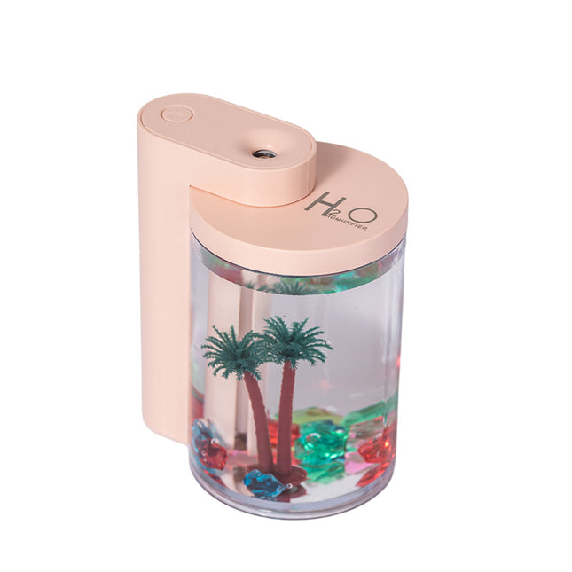 Pink Mini USB Micro Landscape Humidifier