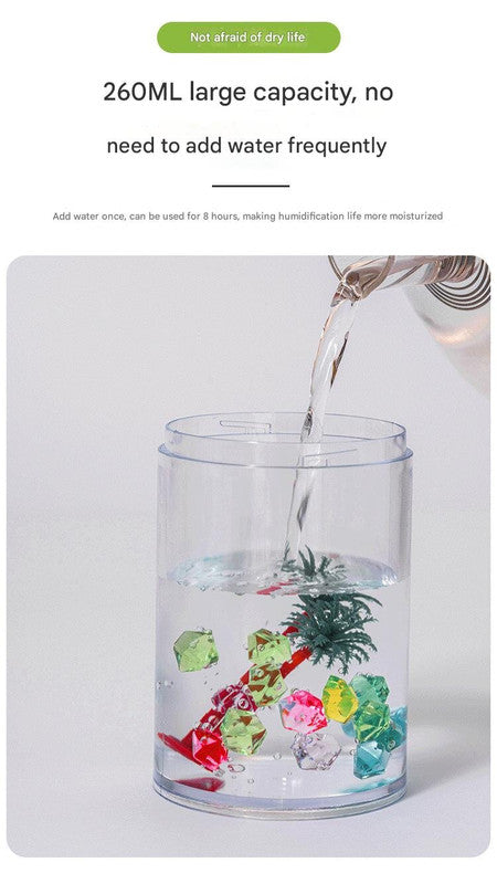 Pink Mini USB Micro Landscape Humidifier – product detail