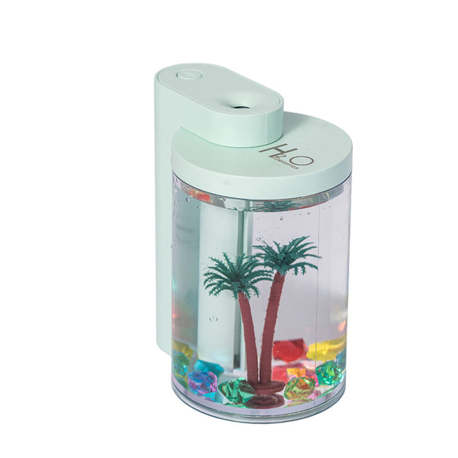 Green Mini USB Micro Landscape Humidifier