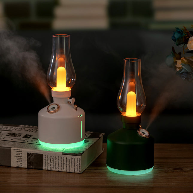 White Retro Kerosene Lamp Humidifier – product detail