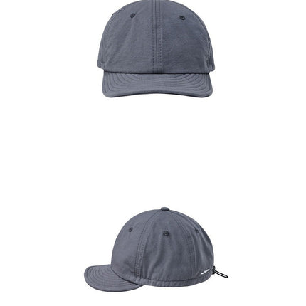 Gray Minimalist Baseball Cap - Unisex Retro Streetwear Hat