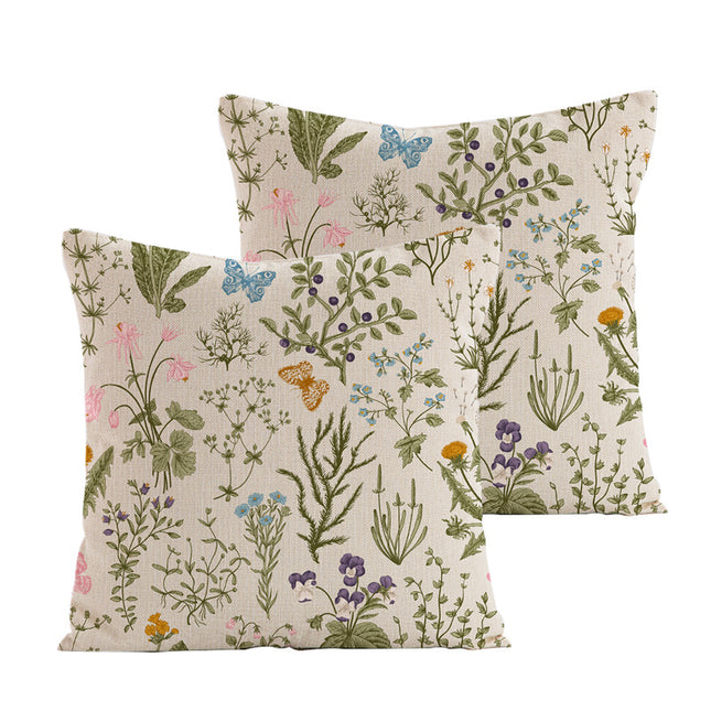 Style 4 Wildflower Linen Pillow Cover – product detail