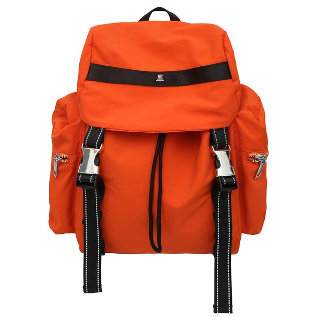 Orange Lightweight Nylon Backpack