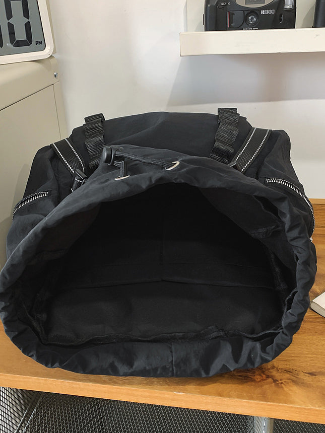 Army Green Lightweight Nylon Backpack – product detail