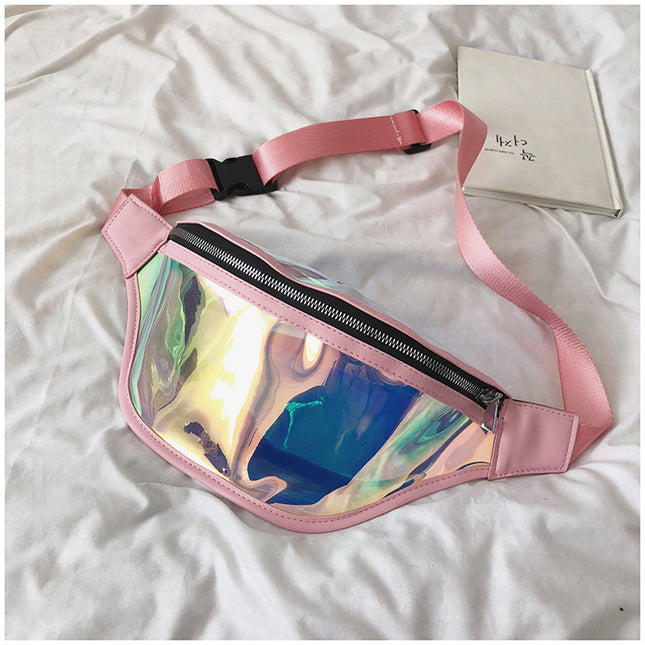 Pink Transparent Waist Bag