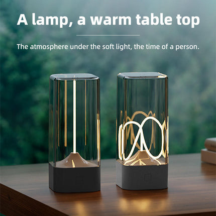 White Portable Magnetic Table Lamp with Bendable LED - USB-C Rechargeable