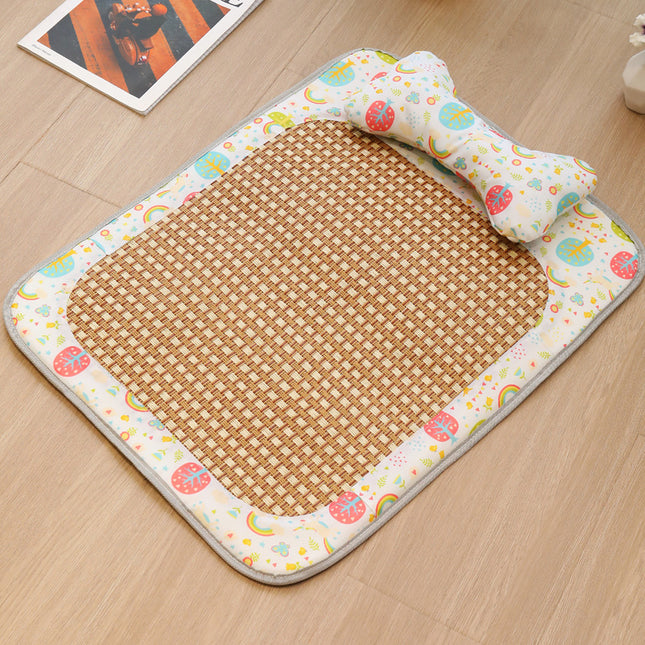Size S Style 3 Colorful Pet Cooling Mat for Dogs and Cats (Resistant)
