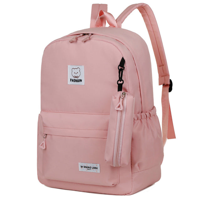 Pink Large Capacity Travel Backpack for Girls