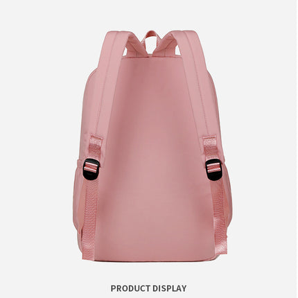 Blue Large Capacity Travel Backpack for Girls - Waterproof School Bag with Detachable Pencil Case