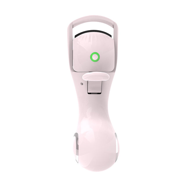 Pink Heated Eyelash Curler - 3 Temperature Settings, Long-Lasting Curl, Mini Electric Lash Curler