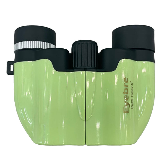 Green 10x22 Compact Binoculars for Adults