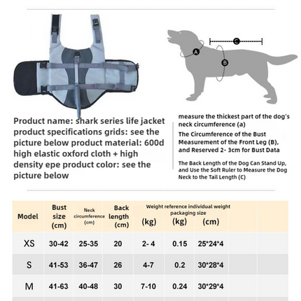 Size XS Pink Scale Pattern Pet Life Jacket for Dogs - Summer Swimming Safety Vest with Shark Fin for Small to Large Breeds