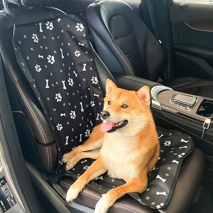 4 Pcs Pink Waterproof Pet Car Seat Cover - Scratch-Resistant Oxford Cloth  for Dogs and Cats (106 x 49 cm)
