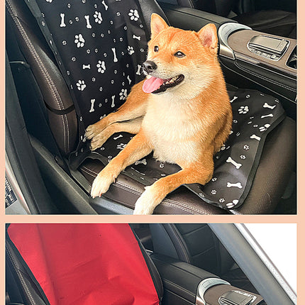 4 Pcs Pink Waterproof Pet Car Seat Cover - Scratch-Resistant Oxford Cloth  for Dogs and Cats (106 x 49 cm)