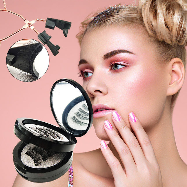 Style 2 Black Magnetic False Eyelashes Kit – product detail
