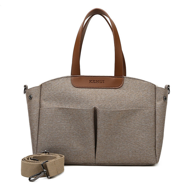Size Small Khaki Stylish Multi-Function Diaper Bag