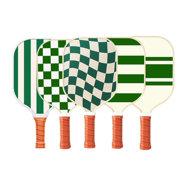 Style 2 White And Green T700 Carbon Fiber & Fiberglass Pickleball Paddle – product detail