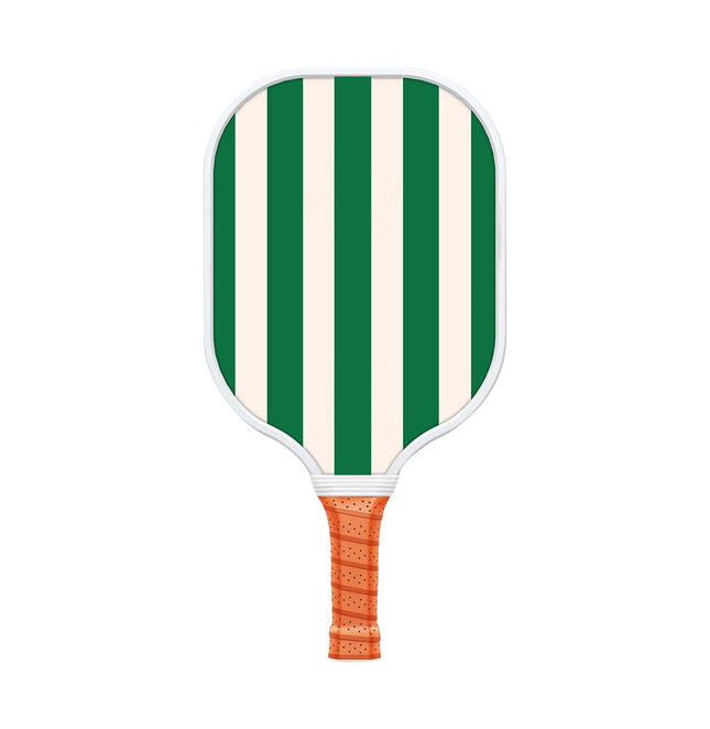 Style 4 White And Green T700 Carbon Fiber & Fiberglass Pickleball Paddle