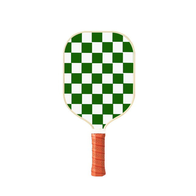 Style 5 White And Green T700 Carbon Fiber & Fiberglass Pickleball Paddle