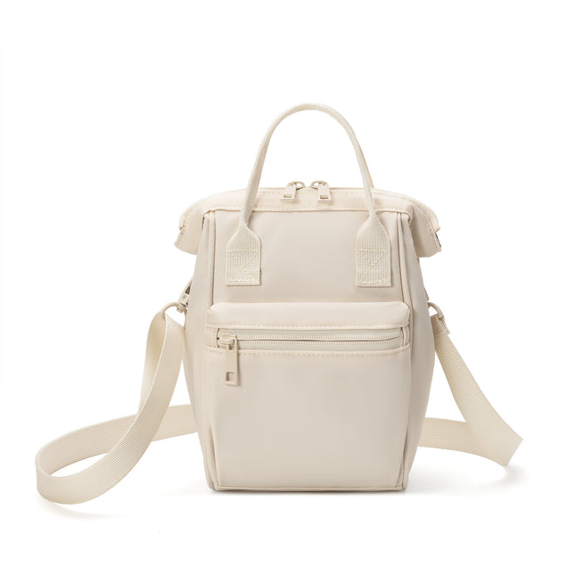 Beige Mini Waterproof Oxford Backpack