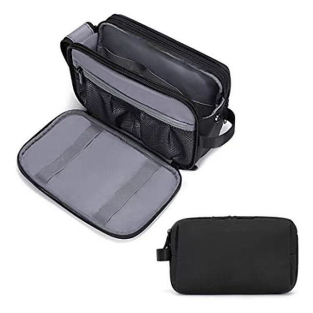 Black Stylish Waterproof Travel Toiletry Bag Organizer