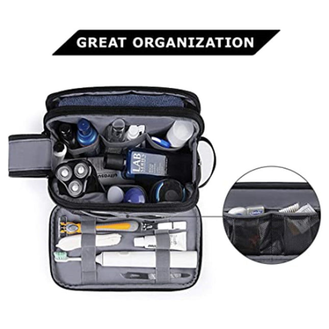 Black Stylish Waterproof Travel Toiletry Bag Organizer – product detail