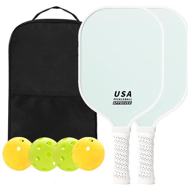 Light Green Fiberglass Pickleball Paddle Set