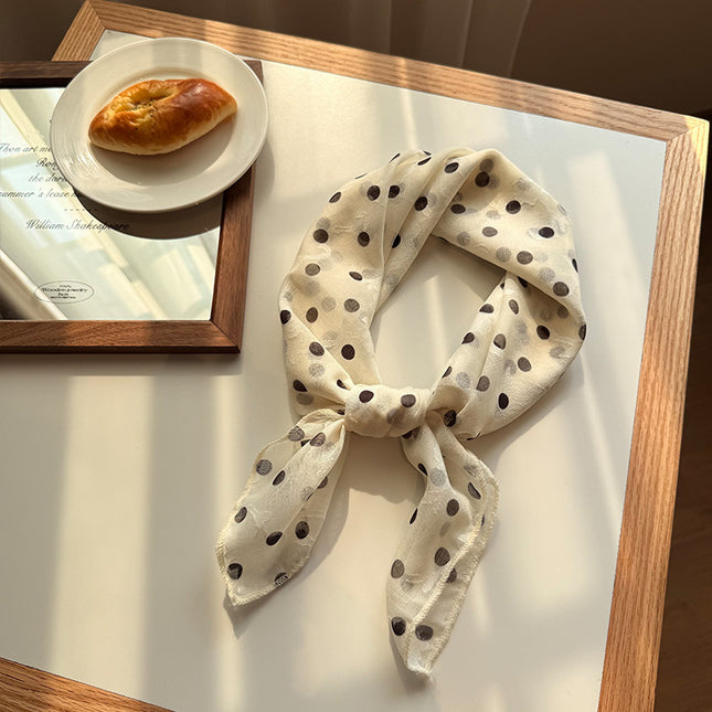 Style 9 Black Polka Dots on White Background Versatile Patterned