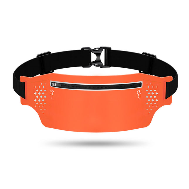 2 Pcs Orange Lightweight Women's Running Waist Bag