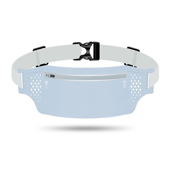 2 Pcs Light Blue Lightweight Women's Running Waist Bag