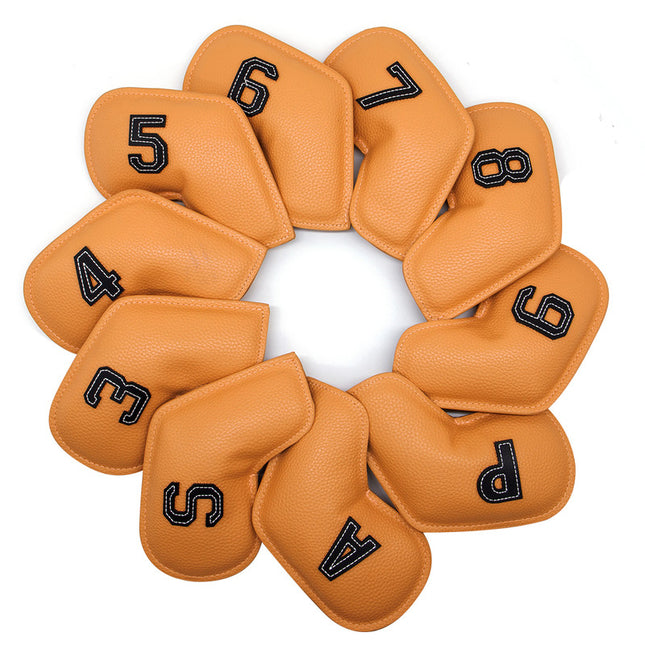 Yellow Golf Iron Head Covers Set of 10 – product detail