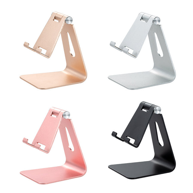 2 Pcs Pink Foldable Aluminum Alloy Phone & Tablet Stand – product detail