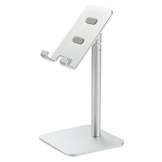 Silver Adjustable Aluminum Alloy Phone and Tablet Stand