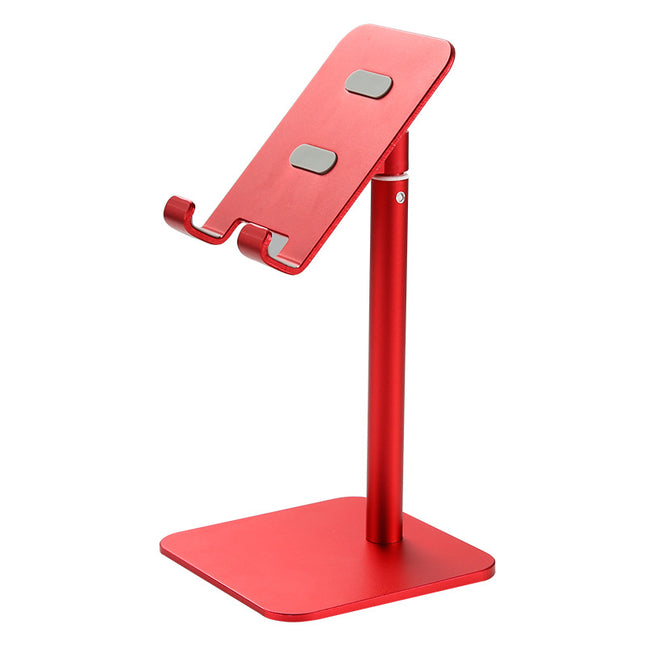 Red Adjustable Aluminum Alloy Phone and Tablet Stand