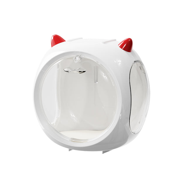White And Red Horn Acrylic Blind Box Display V888-ELOSUNG23785