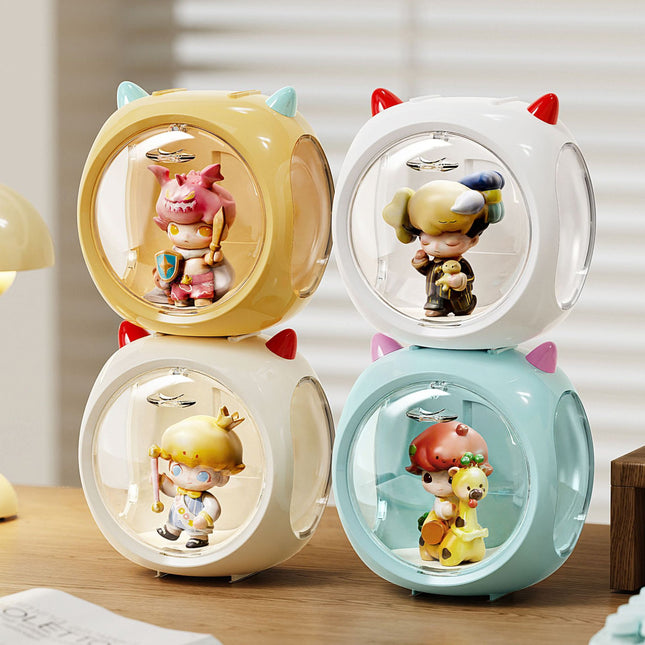 White And Red Horn Acrylic Blind Box Display – product detail