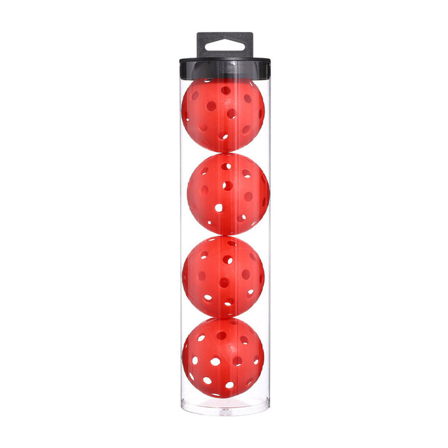 2 Tubes Red Outdoor Pickleball Balls 4-Pack (8 Balls in Total)