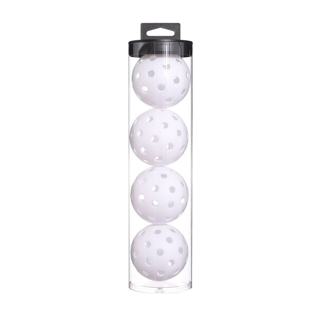 2 Tubes White Outdoor Pickleball Balls 4-Pack (8 Balls in Total)