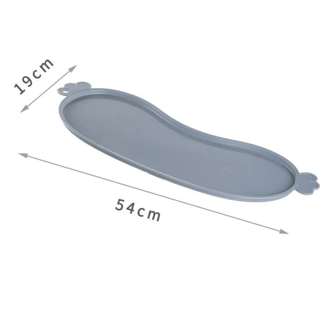 Blue Non-Slip Pet Feeding Mat