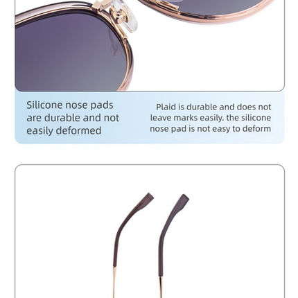 Pink Frame Chic Cat Eye Polarized Sunglasses for Women - Lightweight UV Protection Fashion Eyewear