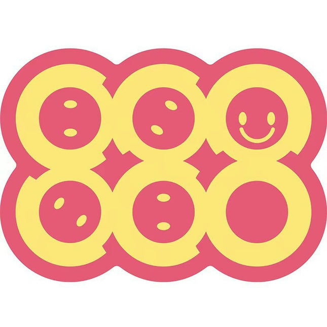 Style 2 Pink And Yellow Absorbent Diatomaceous Earth Pet Feeding Mat