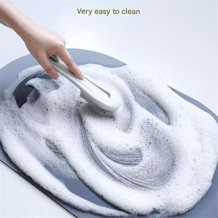 Style 4 Pink And Beige Absorbent Diatomaceous Earth Pet Feeding Mat - Non-Slip & Quick Dry Placemat (50x80cm)